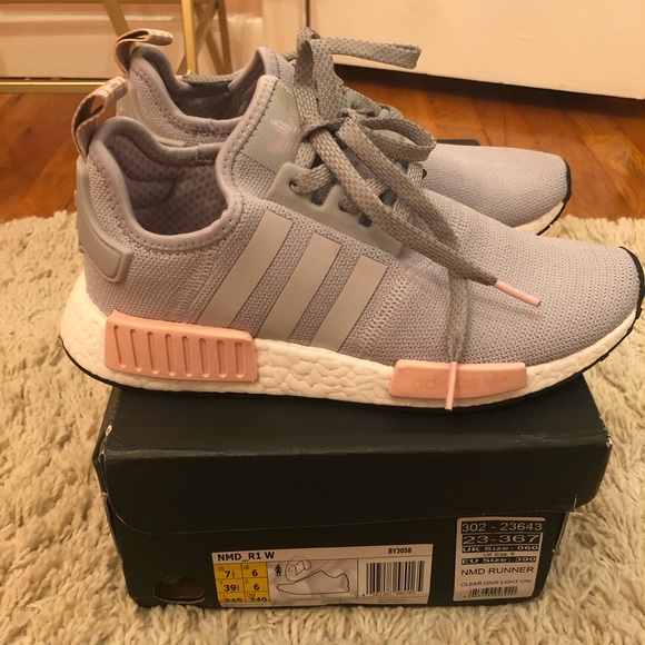 adidas Shoes - Women’s Adidas NMD Runner Pink/Gray Sneakers